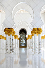 Obraz premium Abu-Dhabi. Sheikh Zayed mosque