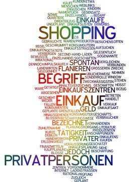 Einkauf Shopping