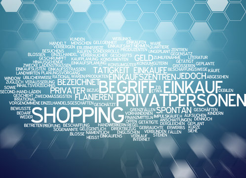 Einkauf Shopping