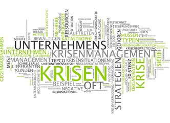 Fototapeta premium Krisen Krisenmanagement