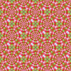 Green and Red Whirling Dervish