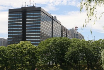 Obraz na płótnie Canvas Tokyo modern building