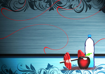 apple and water fitness