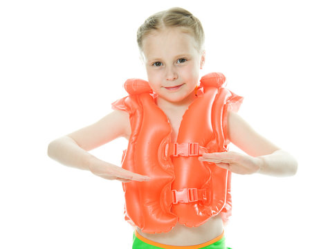 Young Girl With Lifejacket