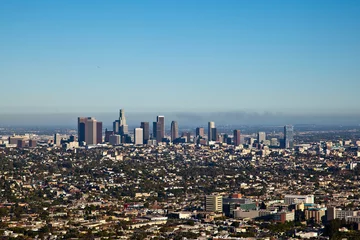 Tuinposter uitzicht op de stad van Los Angeles © travelview