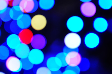 Christmas bokeh