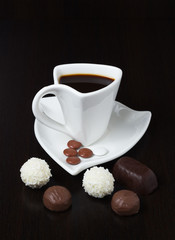 Coffee Cup With Sweets