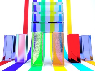 vetro strisce colorate, diversità culturale