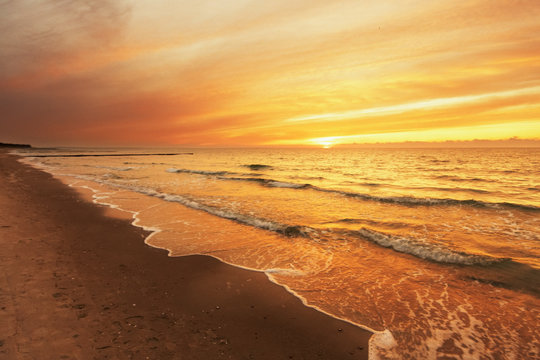 Sonnenuntergang auf Hiddensee