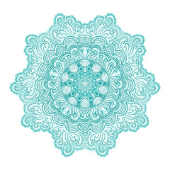 ornamental round lace pattern, circle background with many detai