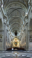 Fototapeta premium Interior of the Saint Peter's Church in Ghent, Belgium