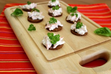 Wurstsalat Fingerfood