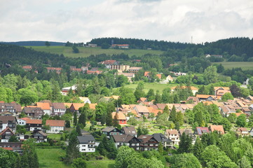 Blick vom Berg