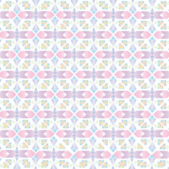 motif géométrique pastel