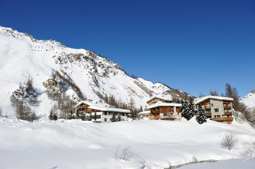 Mountain ski resort
