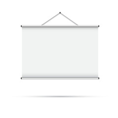 Blank roll-up poster