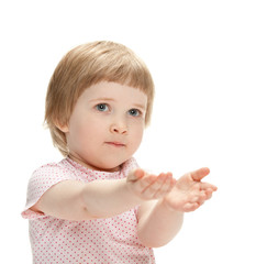 Little girl reaching her hands out © zest_marina