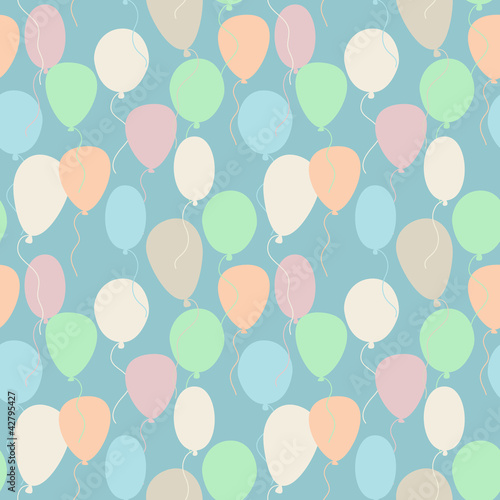 Seamless birthday pattern