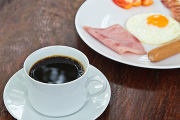Coffee and breakfast