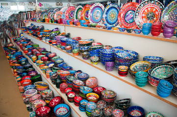 Souvenir shop in Turkey