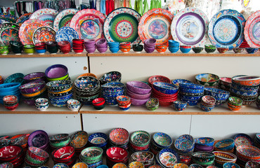 Souvenir shop in Turkey