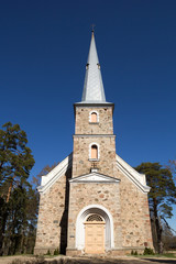 Fototapeta na wymiar Mazirbe Lutheran church, Latvia