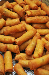 Spring rolls food