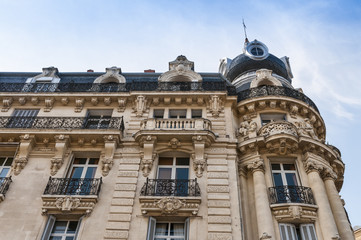 Fototapeta na wymiar Fasada pałacu, Place de la Comédie Montpel