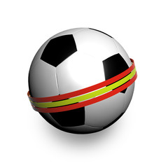Pallone con bandiera Spagnola