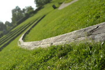 amphithéatre d'herbe