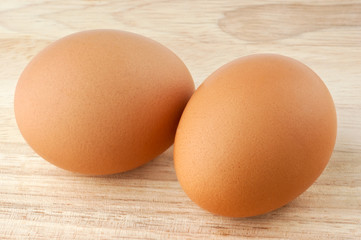 Eggs on the table