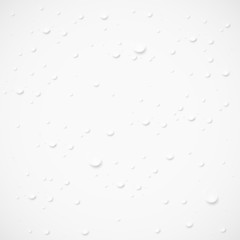 Vector drops on gray background. Eps 10