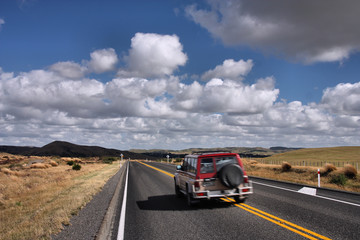 New Zealand road in Waikato region © Tupungato