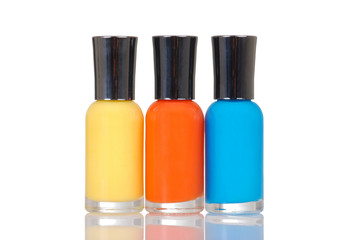 Colorful nail polish