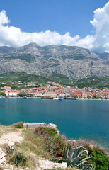 der beliebte Urlaubsort Makarska in Dalmatien