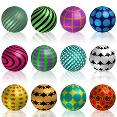 Colorful  balls