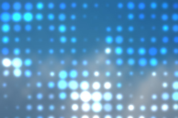 abstract background blue bokeh circles