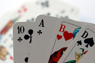 Kartenspiel, Glückspiel, Skat, Poker - obrazy, fototapety, plakaty