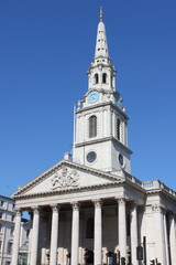 Fototapeta na wymiar Kościół St Martin in the Fields, London