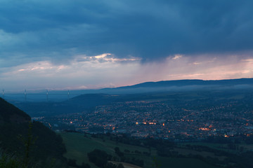 orage sur millau