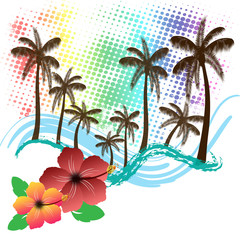 Tropical background