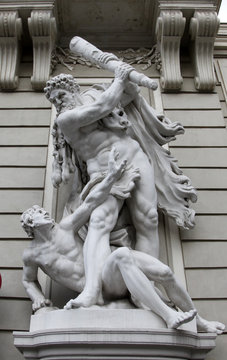 Statue of Hercules and Busiris, Hofburg, Vienna