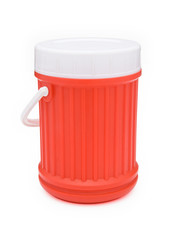 thermos flask with clipping path