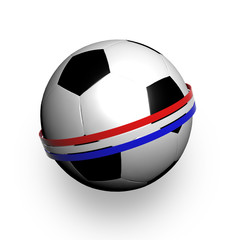 Obraz premium Pallone con bandiera olandese