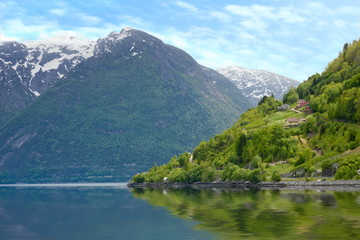 Fototapeta na wymiar Fjordlandschaft