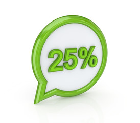 50% icon.