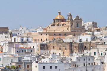 Obraz premium Panoramic view of Ostuni. Puglia. Italy.