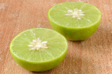 Lime cut in haft