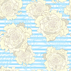 striped vintage seamless pattern