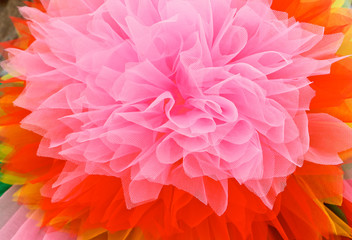 A bouquet of flowers from fabric